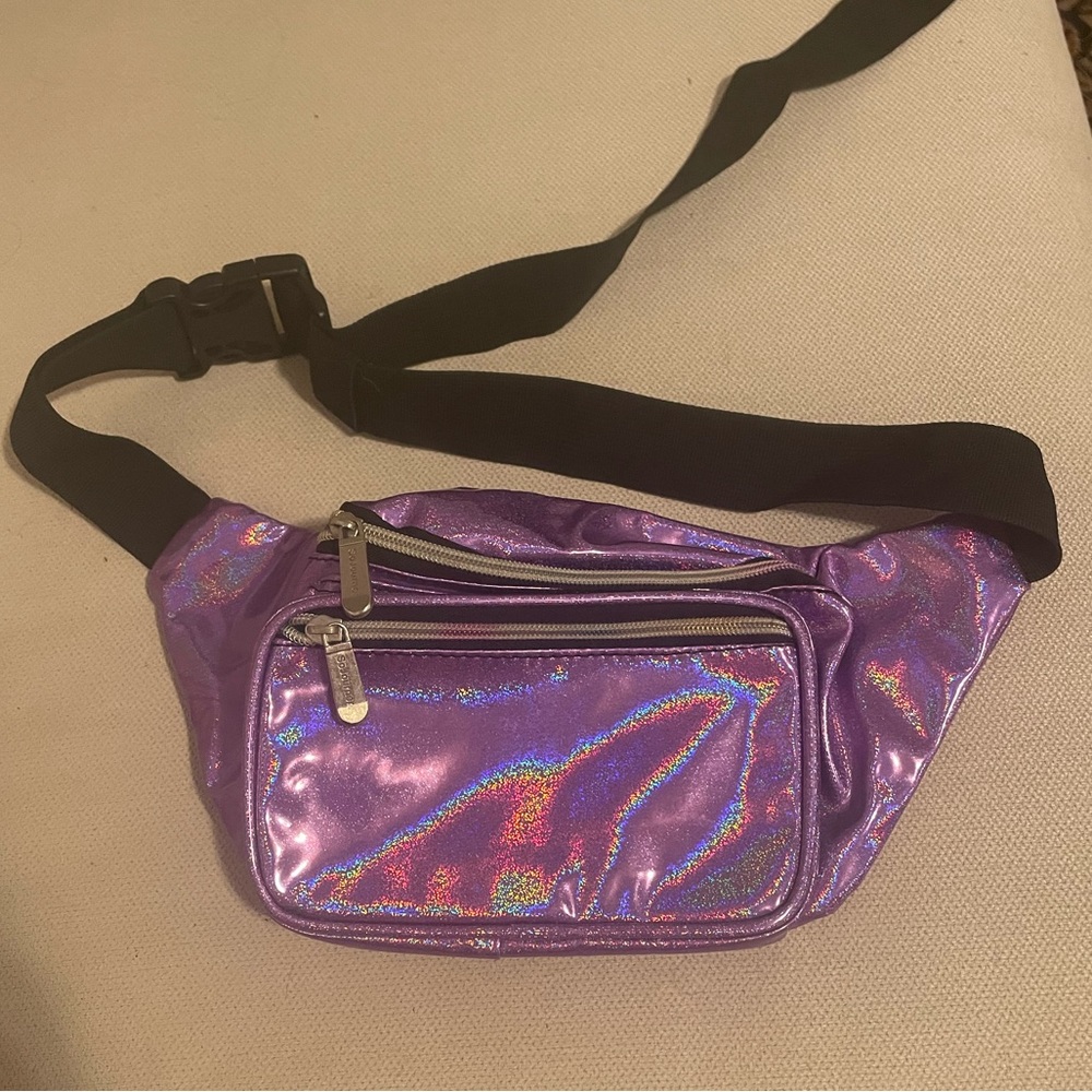 Purple Iridescent Fanny Pack